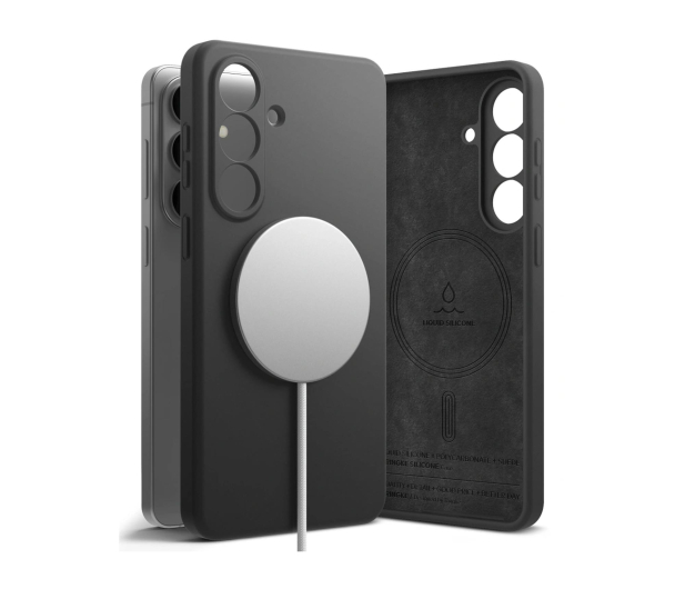 Ringke Silicone Magnetic Magsafe Galaxy S26+ Plus Black - 1500216 - zdjęcie
